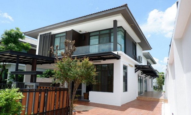 รหัสC6731 ให้เช่าบ้านเดี่ยว 2 หลังคู่ หลังบ้านต่อกัน หมู่บ้านมัณฑนา รามอินทรา-วงแหวน ใกล้แฟชั่นไอแลนด์